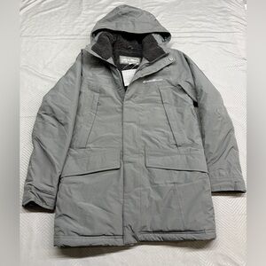 Eddie Bauer Men's Rainfoil Insulated Parka Jacket Dark Grey Size S